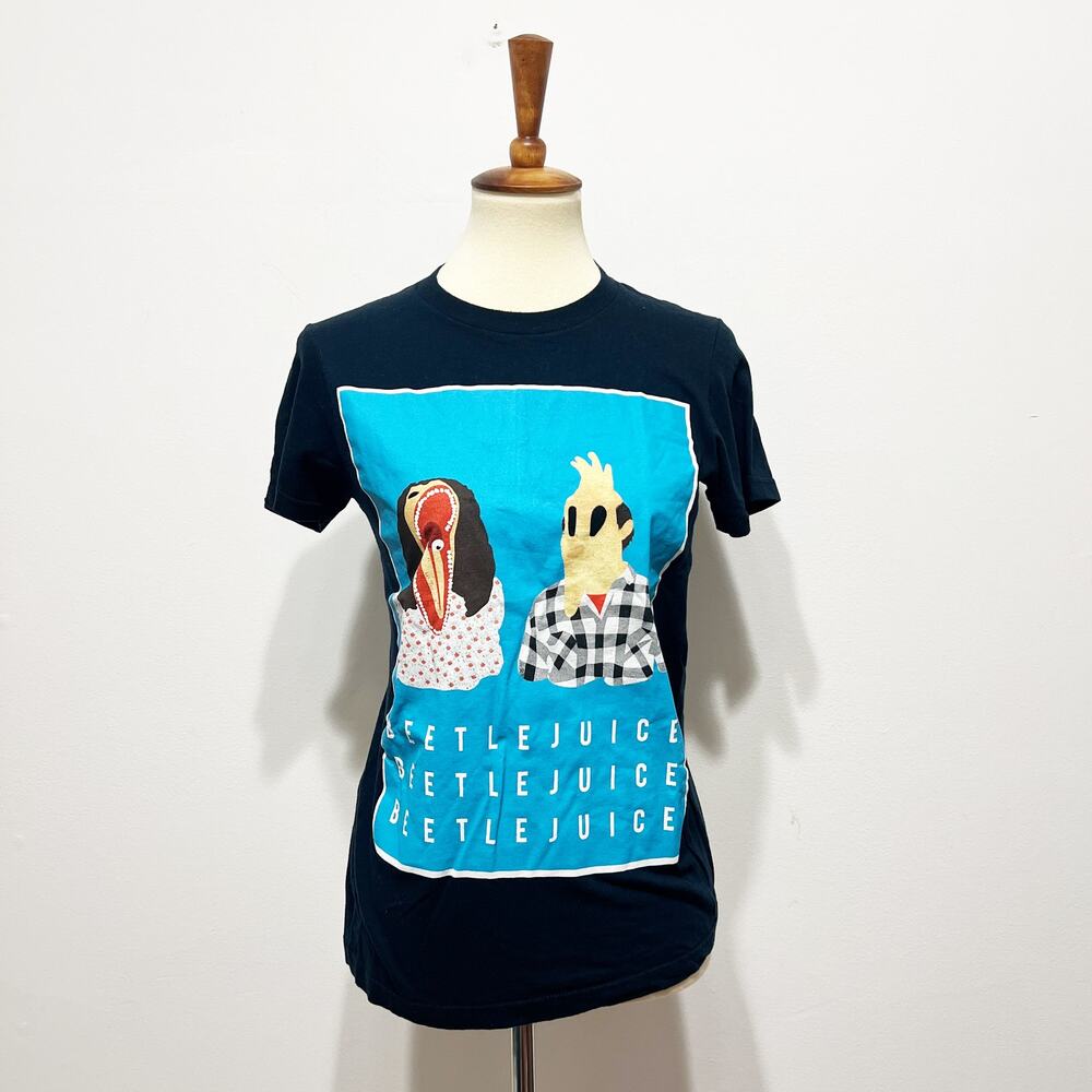 Beetlejuice black t-shirt Size Small - Picture 4 of 4